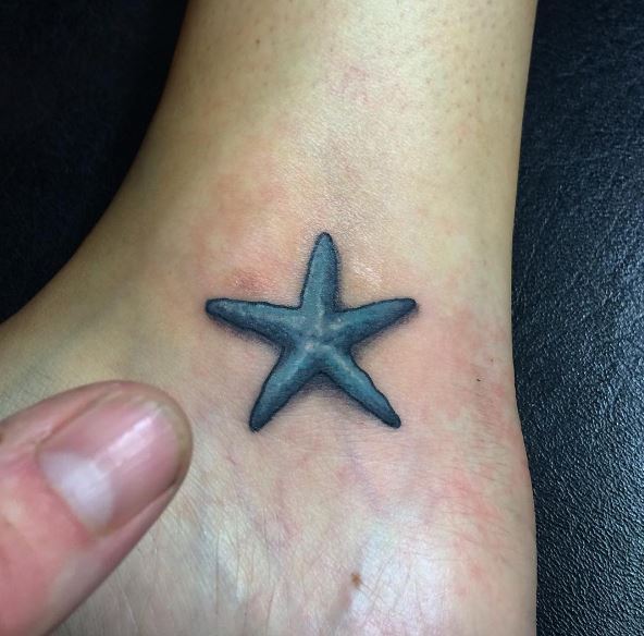 Micro Starfish Tattos Design And Ideas