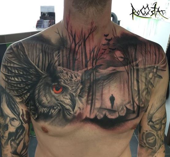 Owl Tattoos For Men