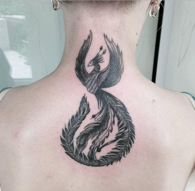 Phoenix Tattoos Design For Women