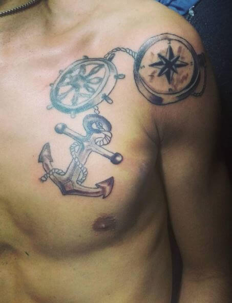 Pocket Watch Tattoos For Brothers