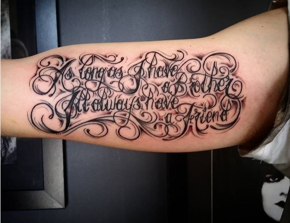 Quotes Tattoos About For Brother