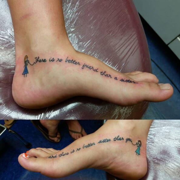Sibling Tattoos Quotes Design