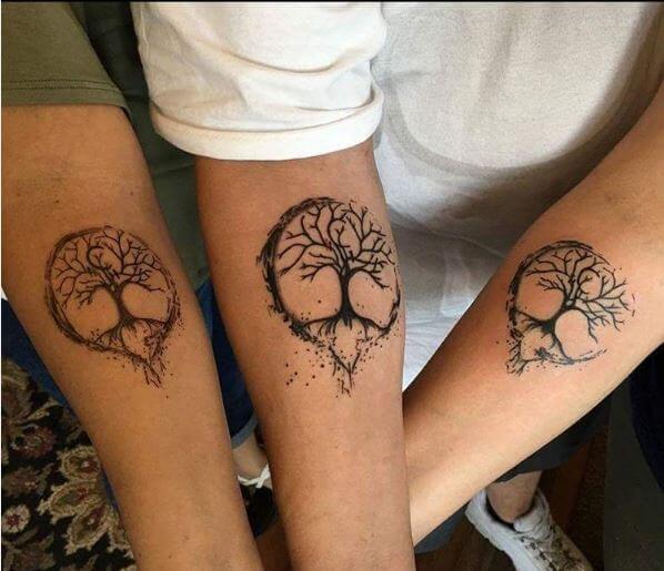Sibling Tress Tattoos Design Wallpapers