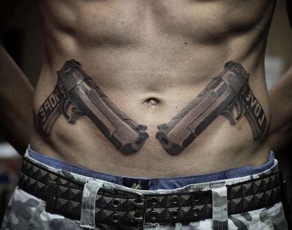Stomach Tattoos For Men