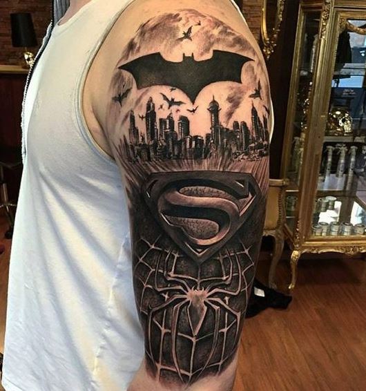 Superhero Tattoos For Men