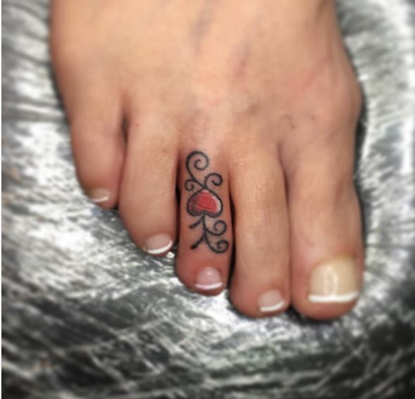Toe Tattoos For Girls