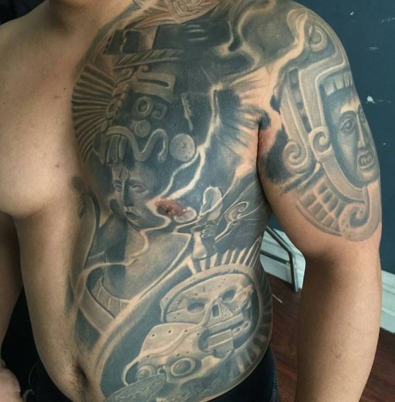Top Aztec Tattoos Design And Ideas For Men