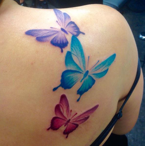 Water Color Shoulder Tattoos Designa Dn Ideas