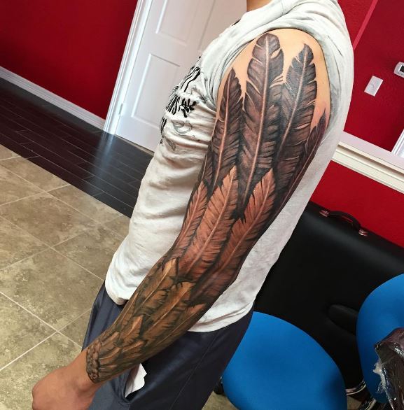 Wing Tattoo On Arm 29