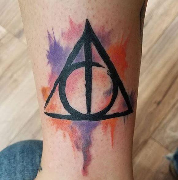 Abstract Watercolor Tattoos