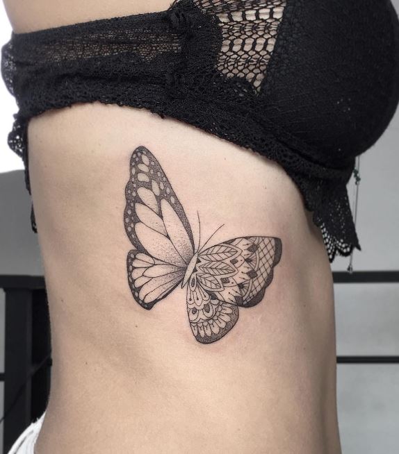 Angel Butterfly Tattoos