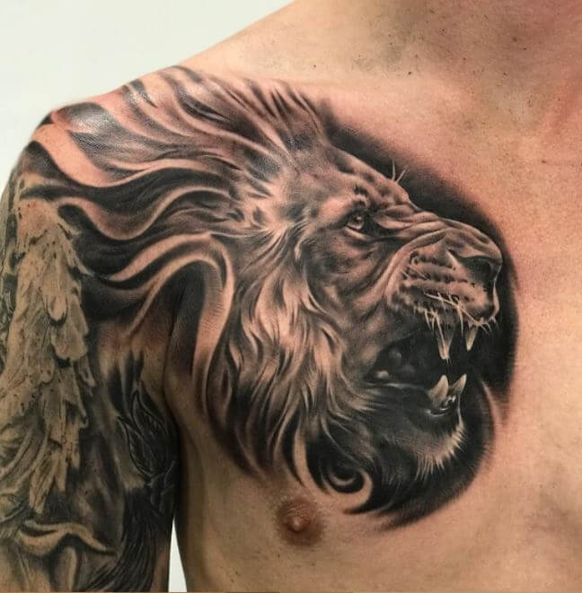 Angry Lion Tattoo  TattManiaTattMania