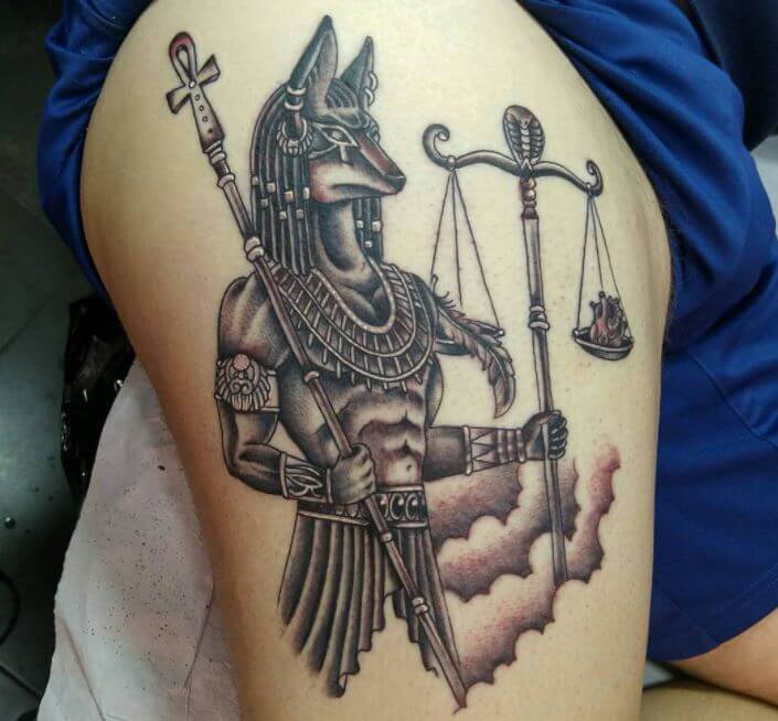 Anubis Scales Tattoo