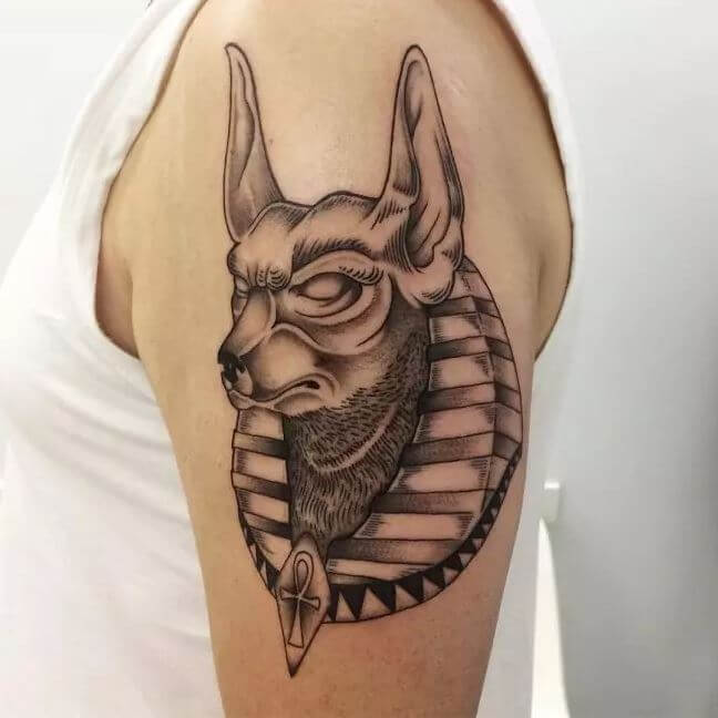 Anubis Small Tattoo