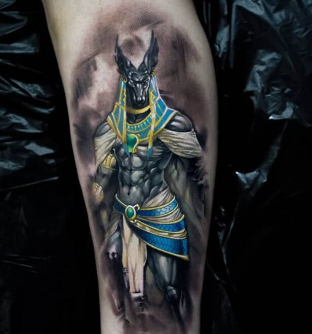 Anubis Warrior Tattoo Designs