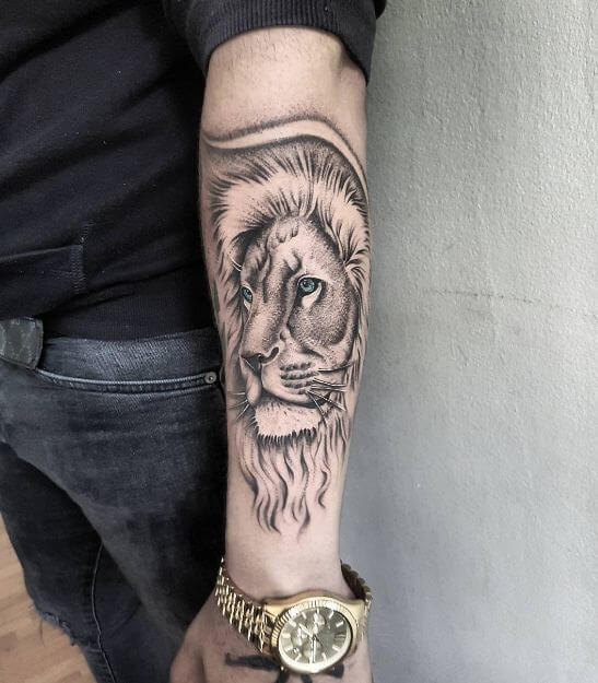 Badass Lion Tattoos