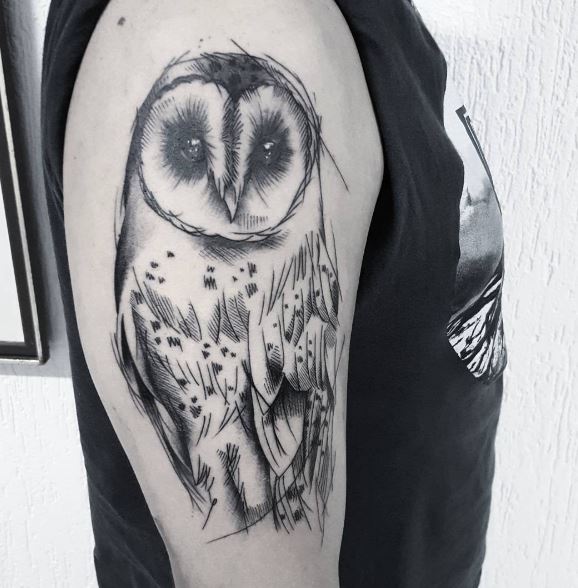 Barn Owl Tattoos