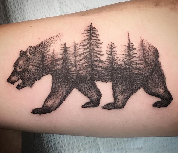 25+ State of California Tattoos Designs (2023) - Bear, Flowers