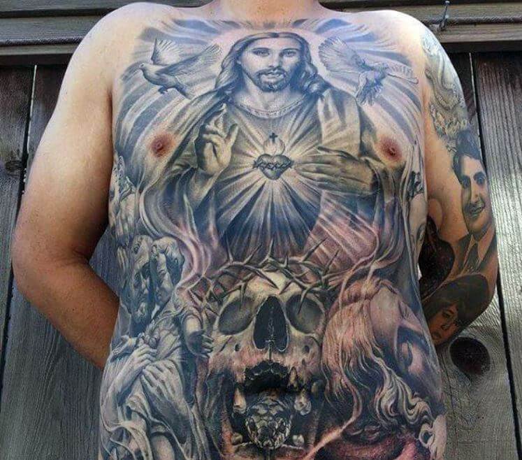 150+ Religious Christian Tattoo Ideas For Men (2023) Designs with Cross &  Jesus