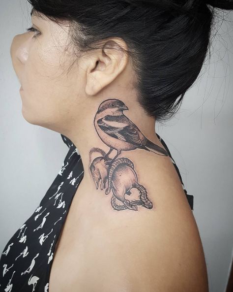 Bird Shoulder Tattoos