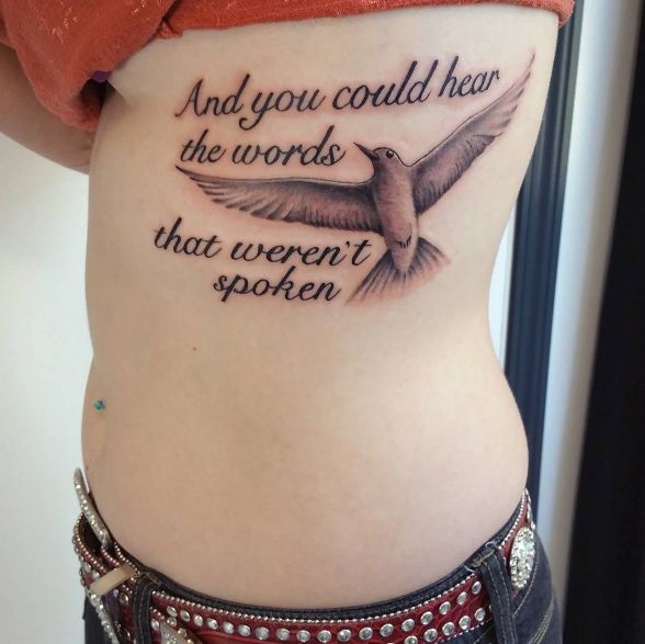 Bird Tattoos With Quotes