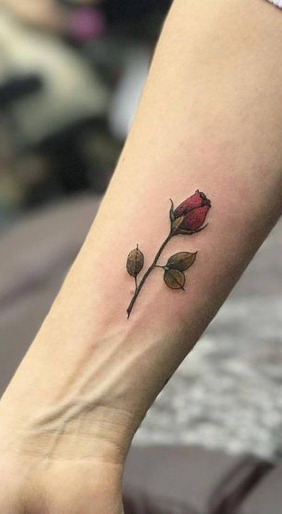 Black And Red Roses Tattoo (3)
