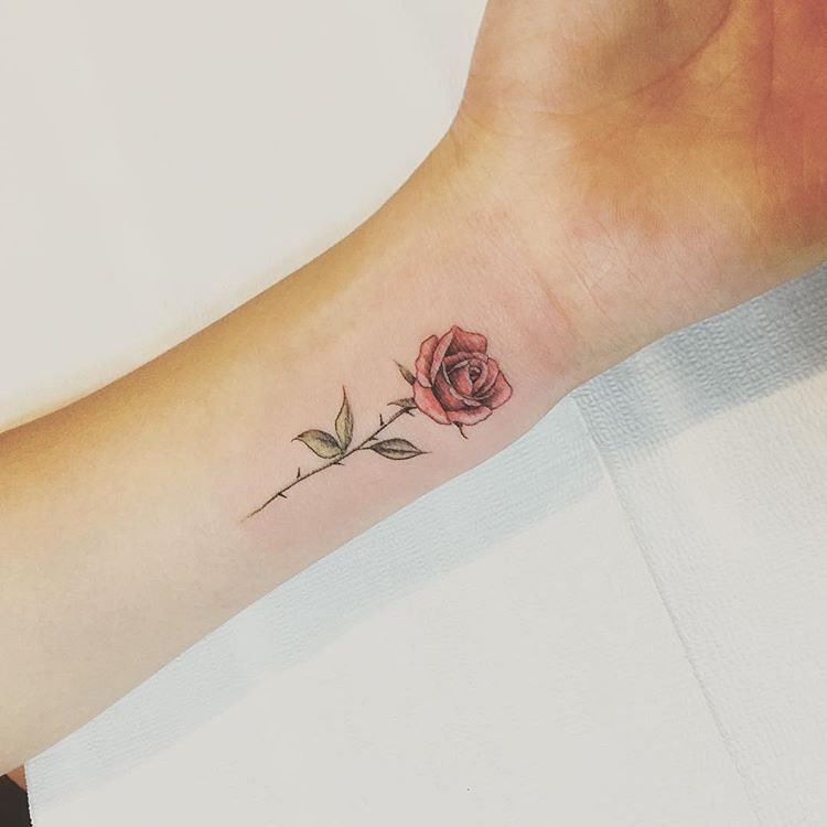 Black And Red Roses Tattoo (9)