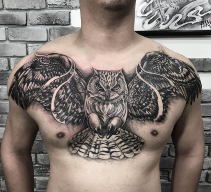 Black Owl Tattoo