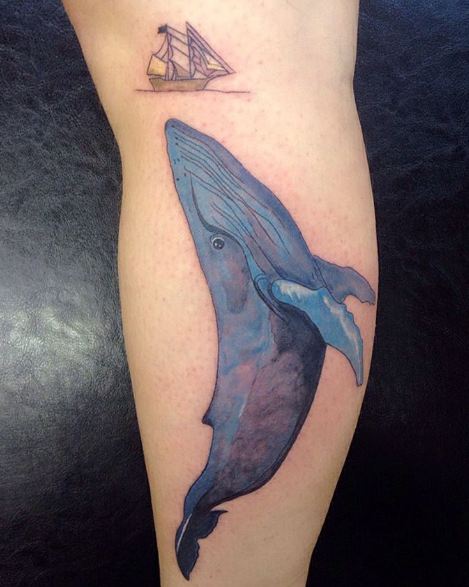 Blue Whale Tattoos