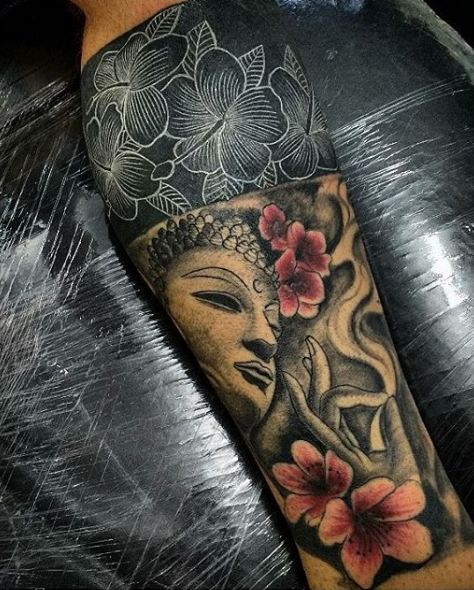 Buddha Leg Tattoos
