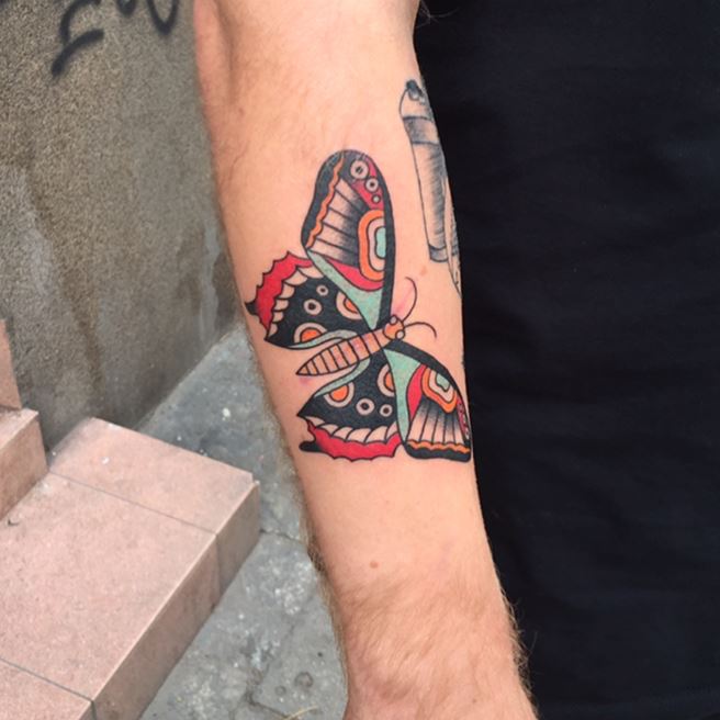 Butterfly Wrist Tattoos