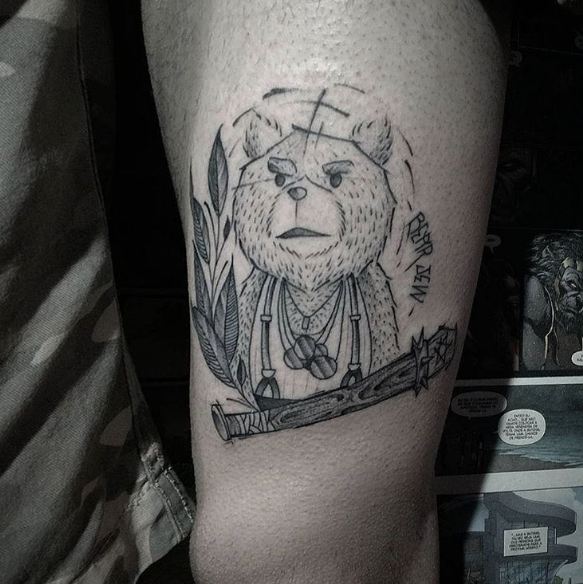 California Bear Jew Tattoos