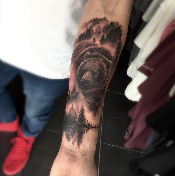 California Tattoo On Arm