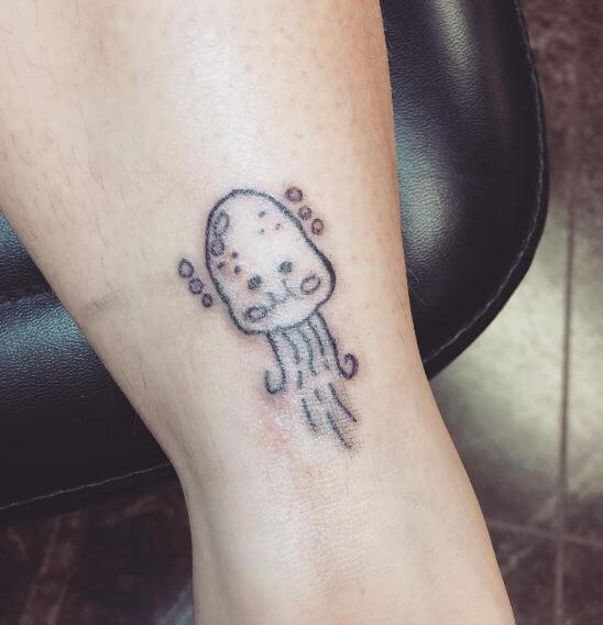 Cartoon Jellyfish Tattoos