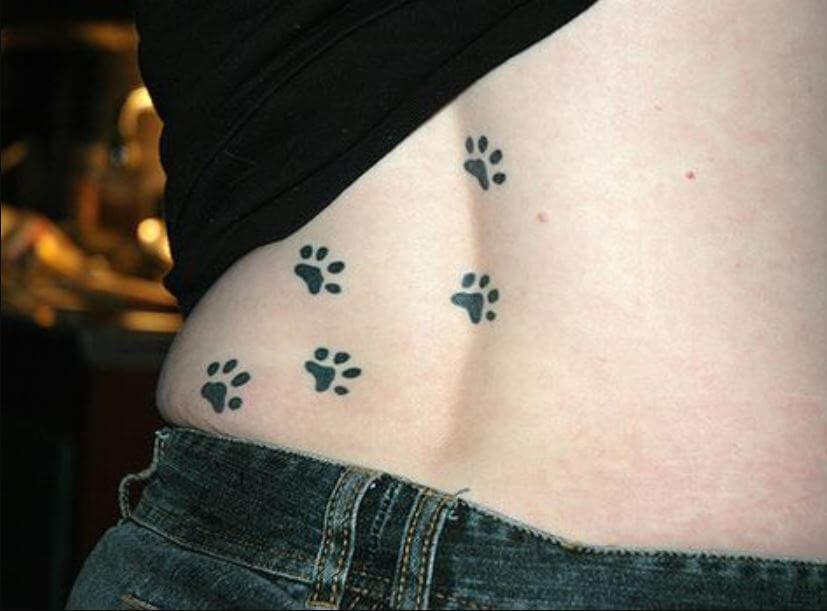 Cat Paw Print Tattoos