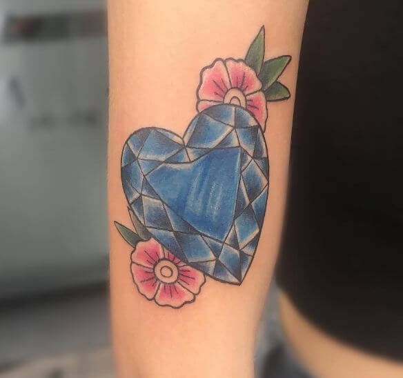 Cherry Blossom Arm Tattoo