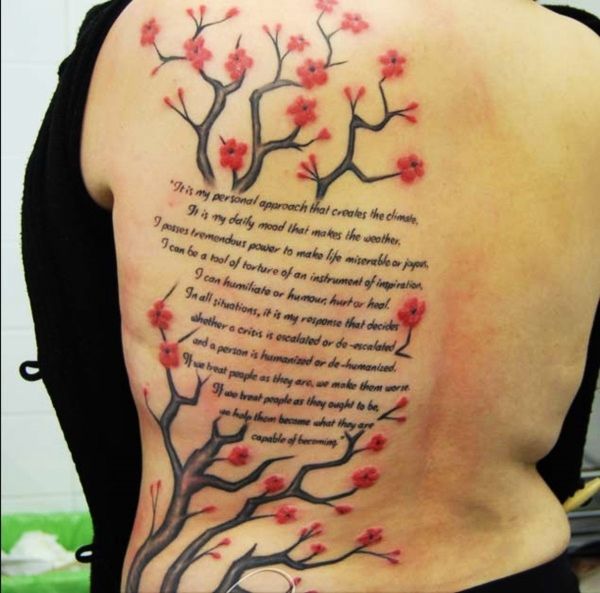 Cherry Blossom Japanese Tattoo Pictures Images (10)