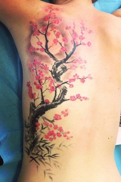 Cherry Blossom Japanese Tattoo Pictures Images (107)