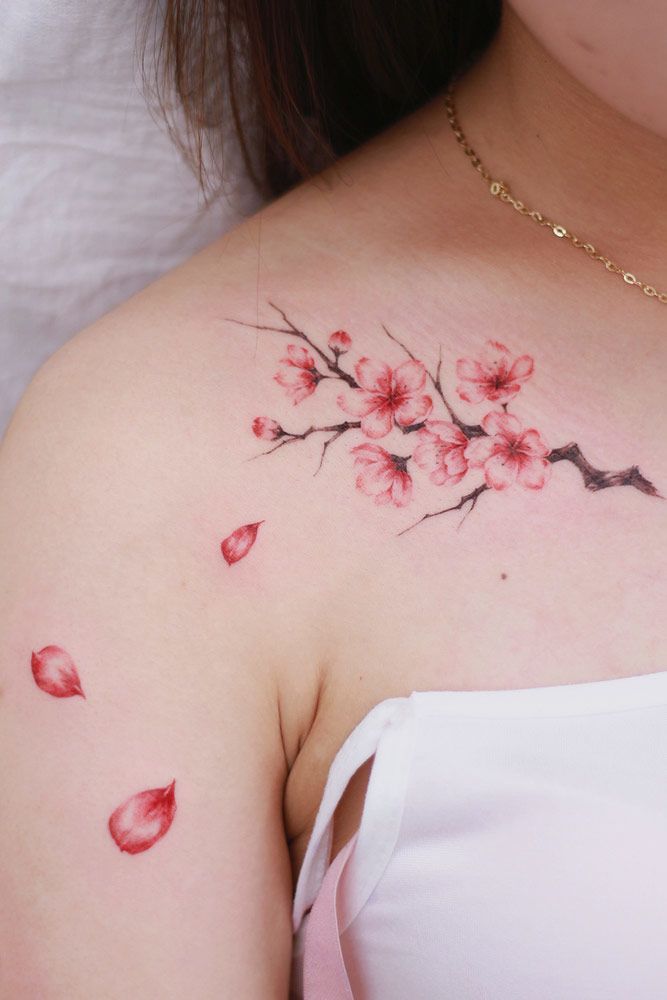 Cherry Blossom Japanese Tattoo Pictures Images (111)