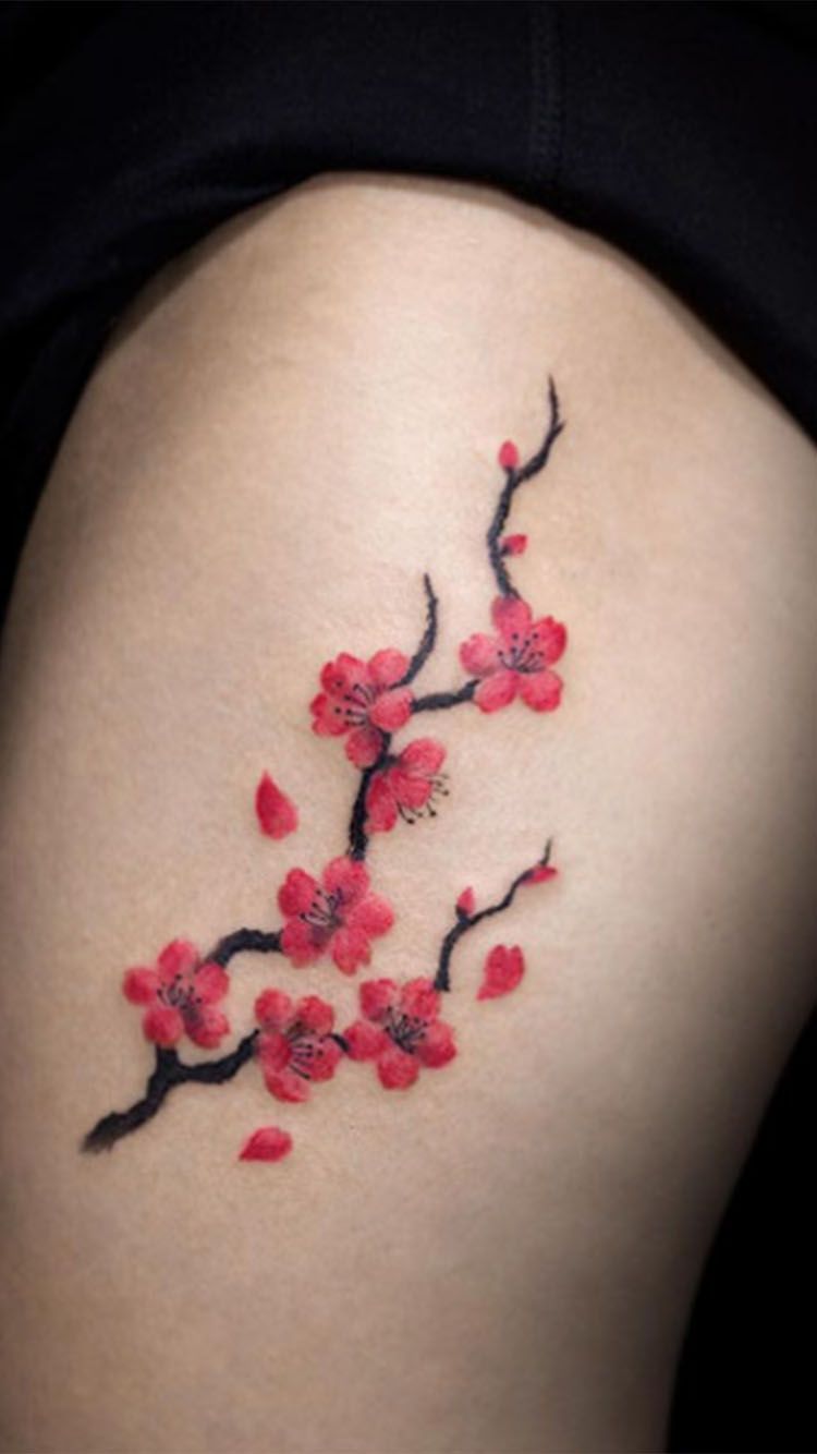 Cherry Blossom Japanese Tattoo Pictures Images (112)