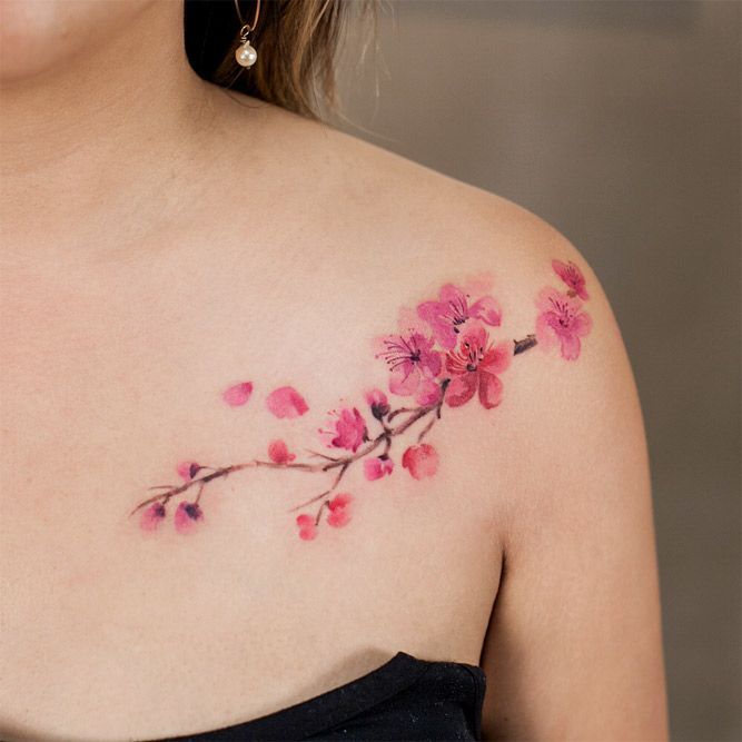 Cherry Blossom Japanese Tattoo Pictures Images (119)
