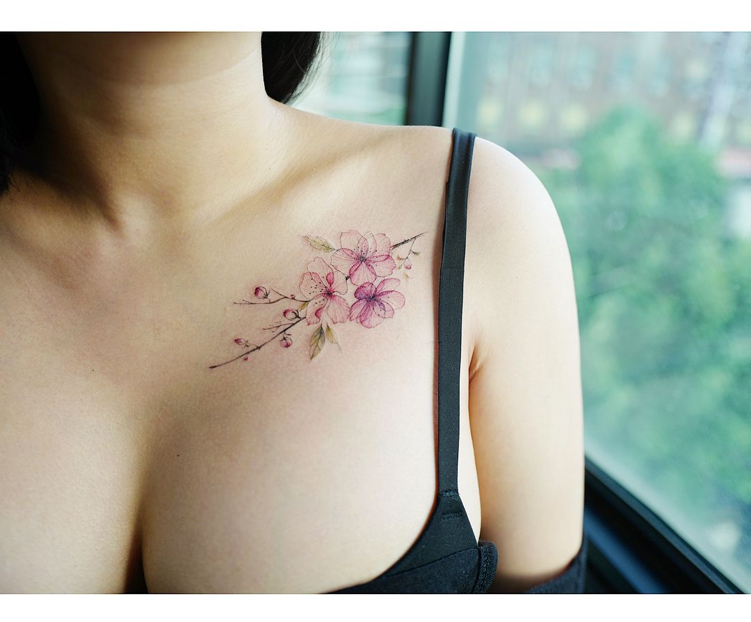 Cherry Blossom Japanese Tattoo Pictures Images (14)