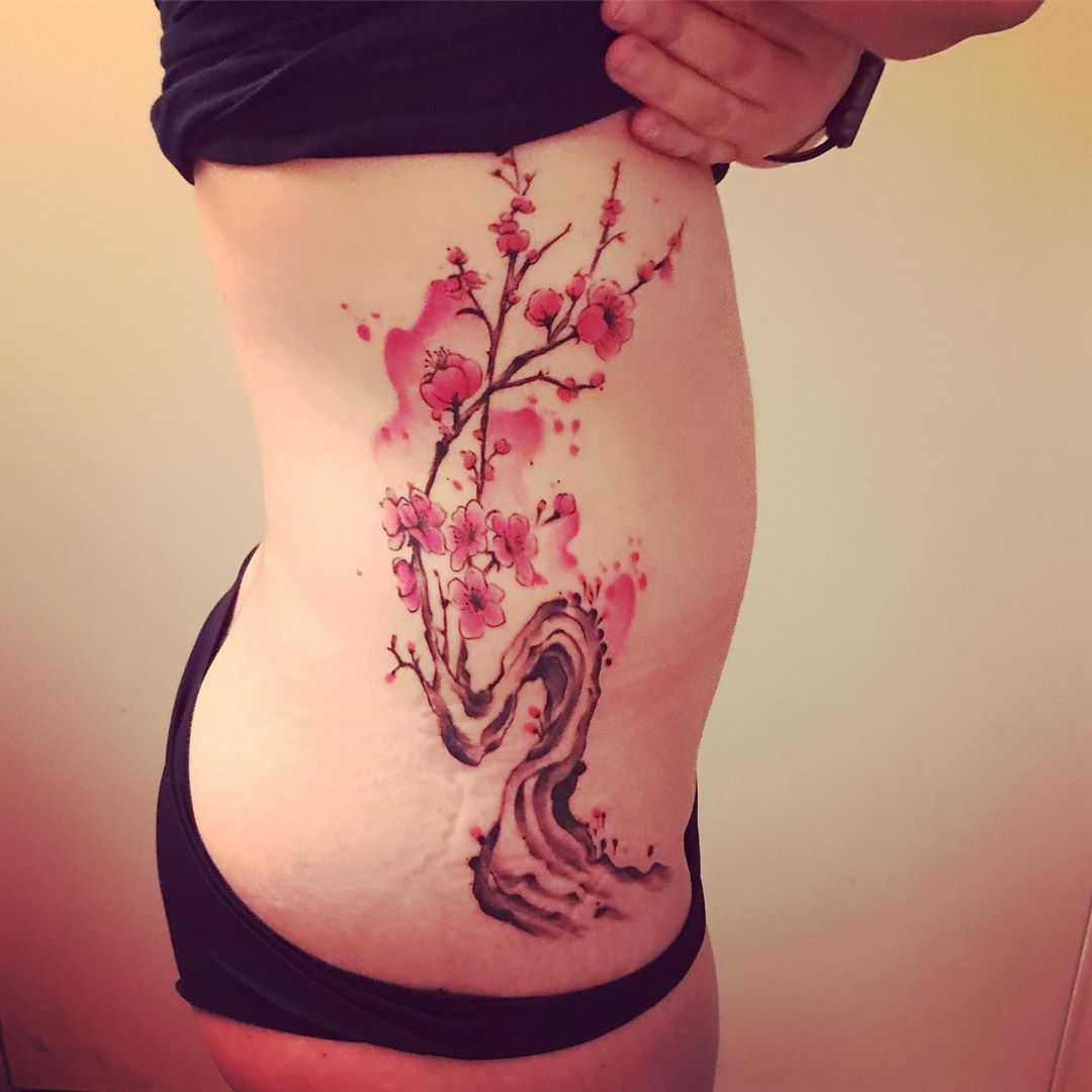 Cherry Blossom Japanese Tattoo Pictures Images (29)