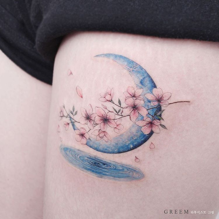 Cherry Blossom Japanese Tattoo Pictures Images (57)