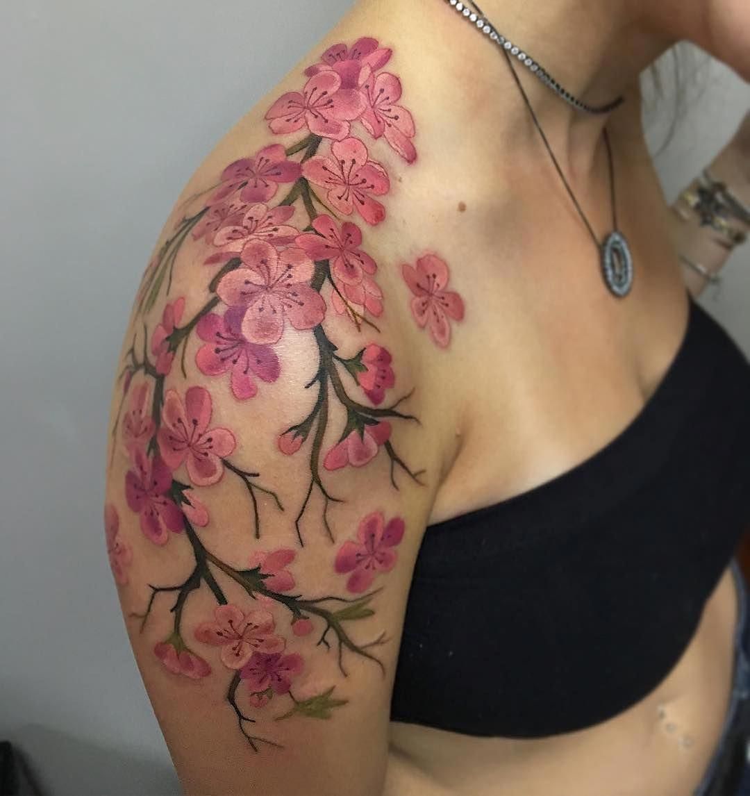 Cherry Blossom Japanese Tattoo Pictures Images (64)