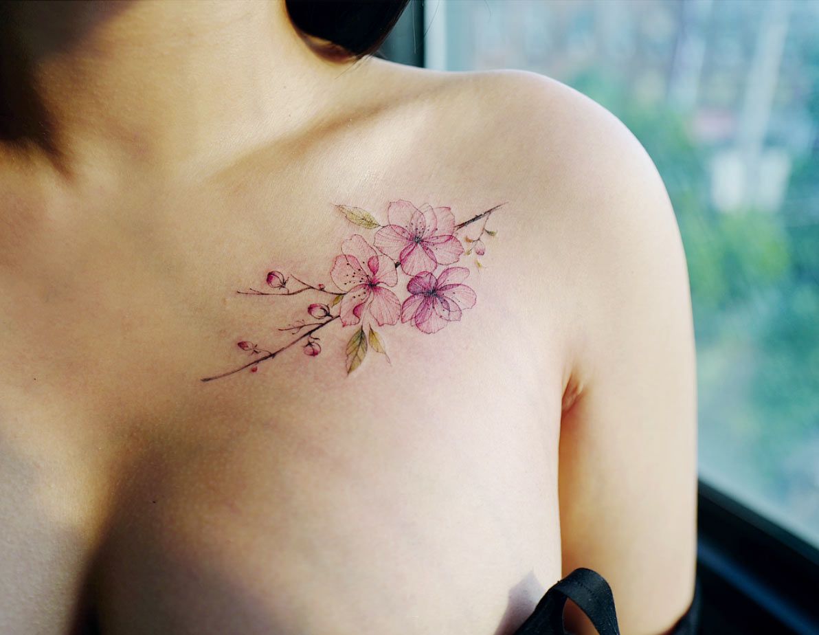 Cherry Blossom Japanese Tattoo Pictures Images (76)