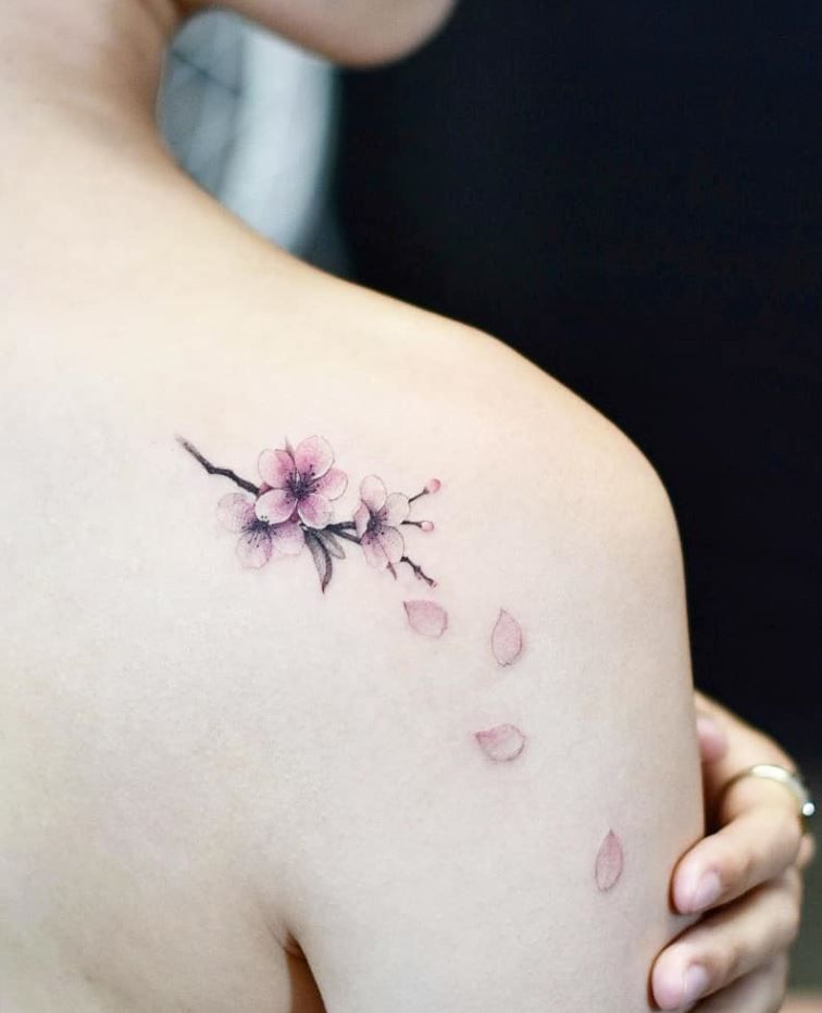 Cherry Blossom Japanese Tattoo Pictures Images (83)