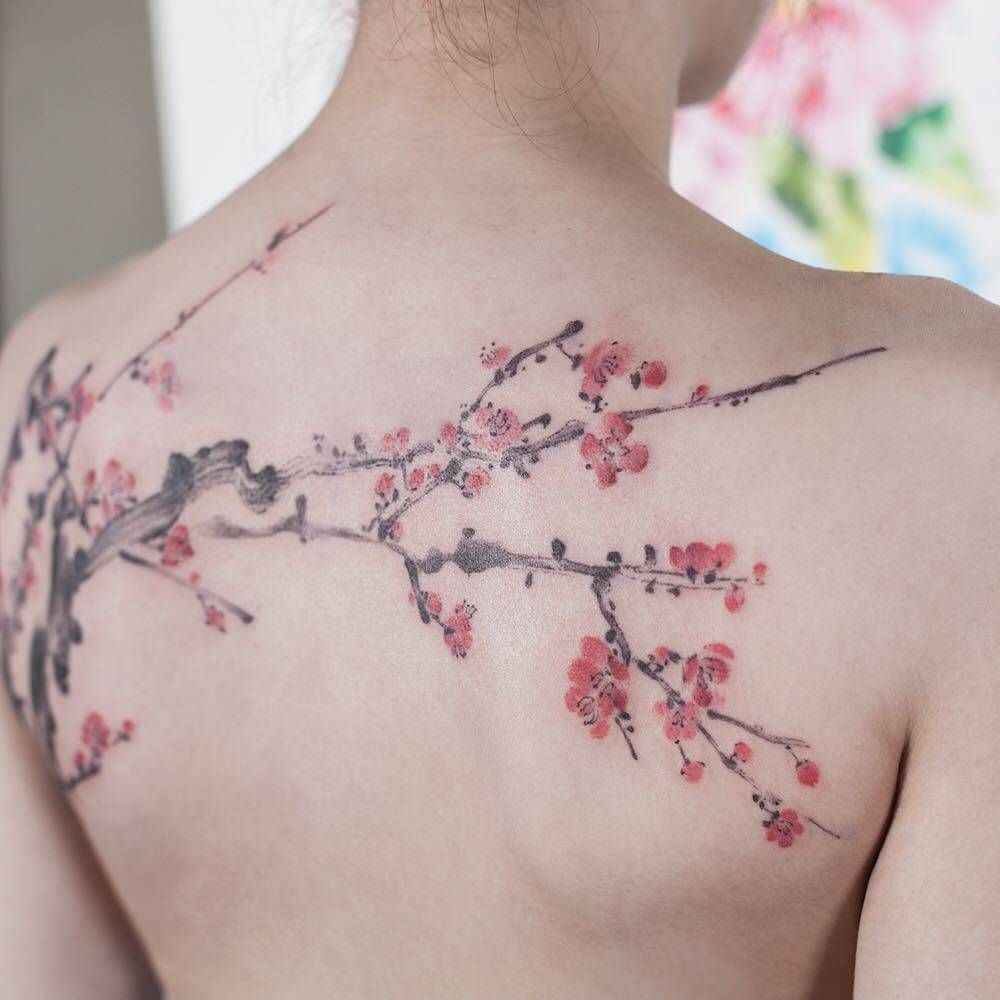 Cherry Blossom Japanese Tattoo Pictures Images (88)
