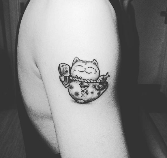 Chinese Cat Tattoos