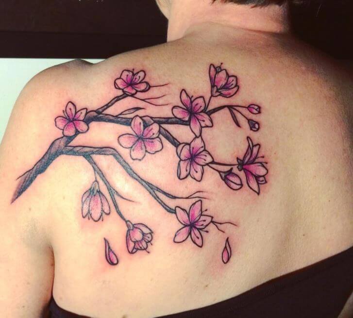 Chinese Cherry Blossom Tattoo